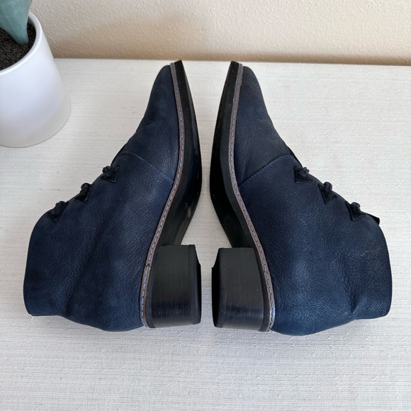 COPY - Sundance Dark Blue Shimmer Leather Heeled Victorian Boots Women’s EU38 U… - Picture 9 of 16